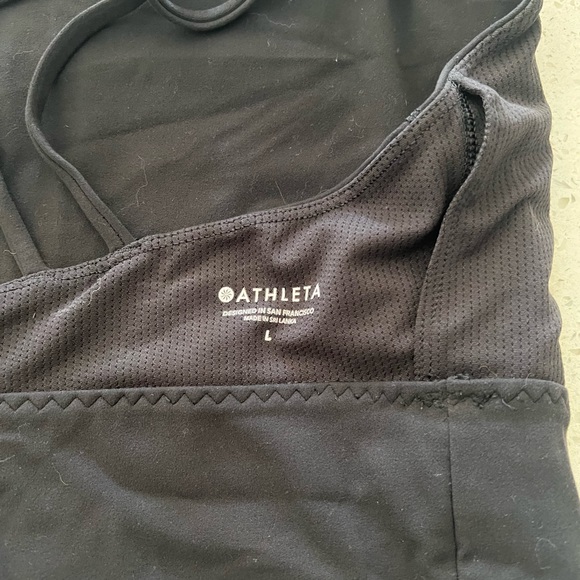 Athleta strappy back longline sport bra. - Picture 2 of 3